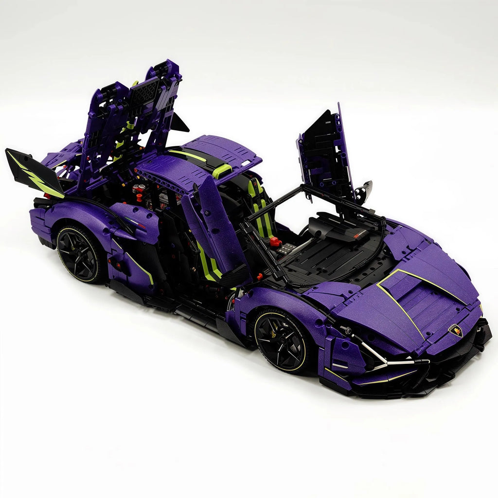 GULY 10635 Electroplating Purple Lamborghini – Alt Brickz